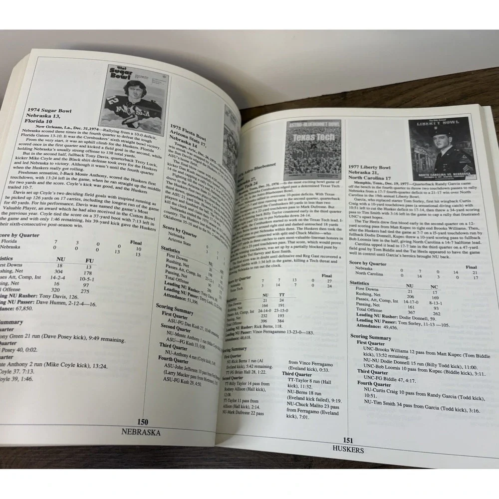 Nebraska Cornhuskers Huskers Football 1991 Media Guide Paperback